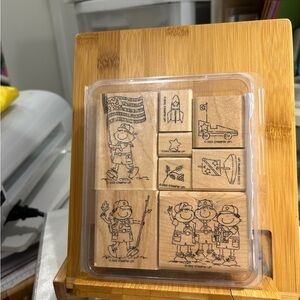 Stampin' Up! Scout and Space Wooden Stamp Set
